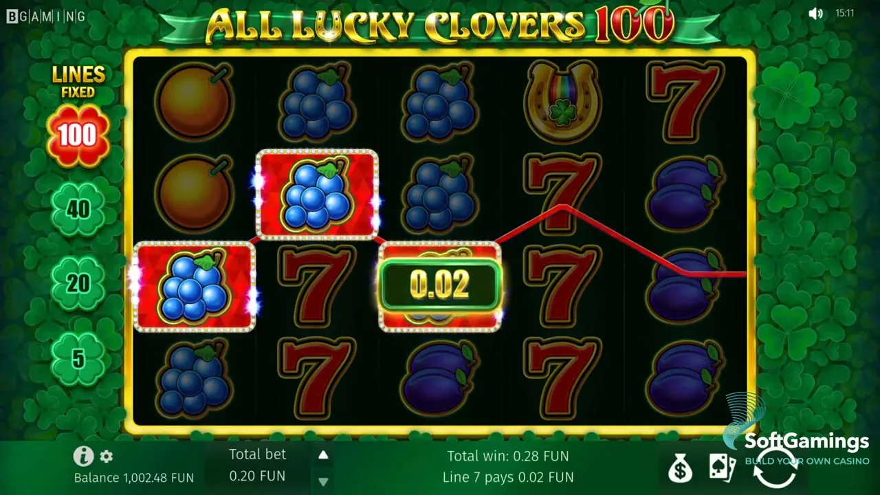 All Lucky Clovers 100 — conseguir cashback