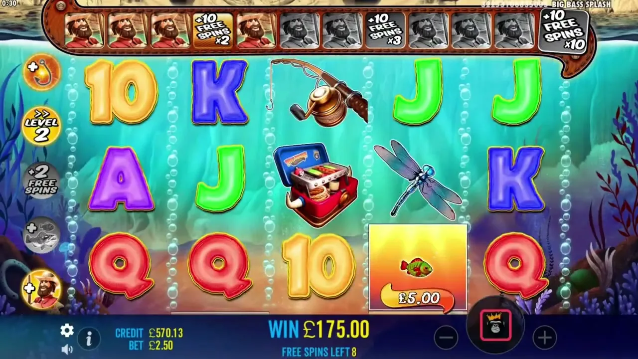 Big Bass Splash — conseguir cashback