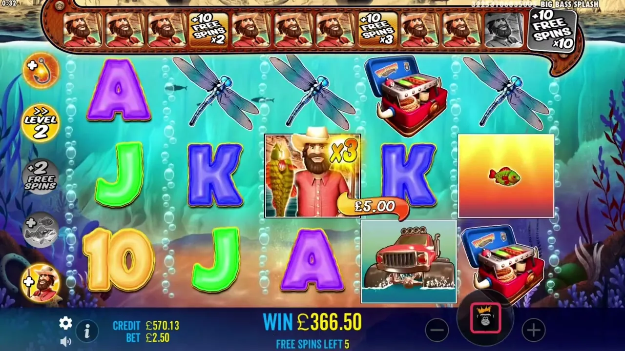 Big Bass Splash — conseguir cashback