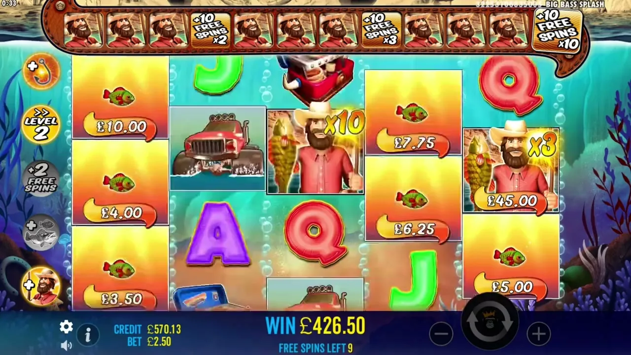 Big Bass Splash — conseguir cashback