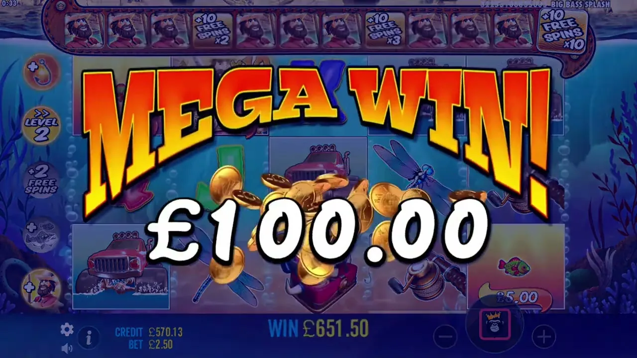 Big Bass Splash — conseguir cashback