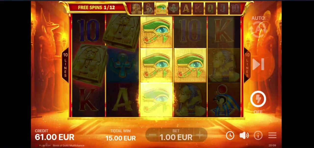 Book of Gold: Multichance — conseguir cashback