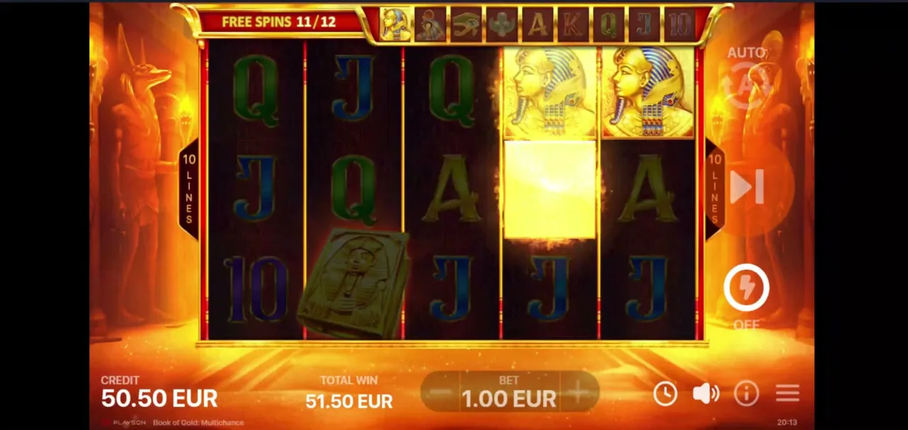 Book of Gold: Multichance — conseguir cashback
