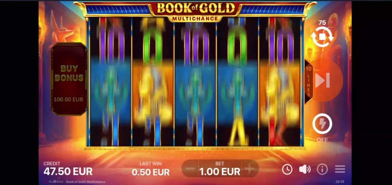 Book of Gold: Multichance — conseguir cashback