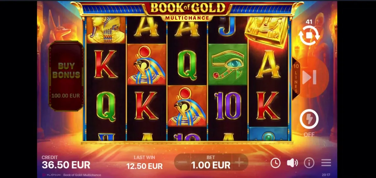 Book of Gold: Multichance — conseguir cashback