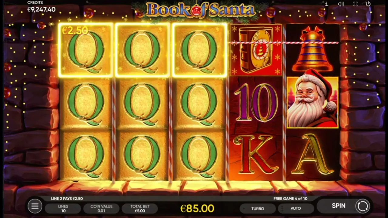 Book of Santa — conseguir cashback