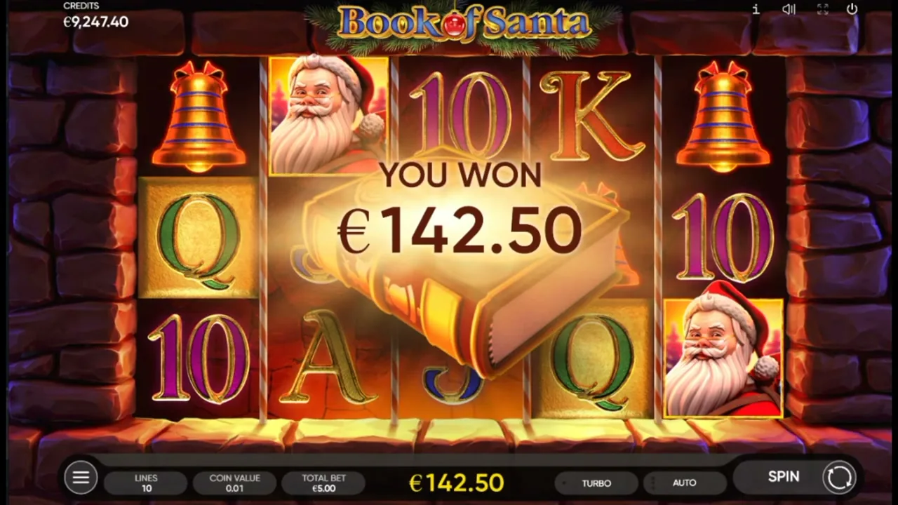 Book of Santa — conseguir cashback