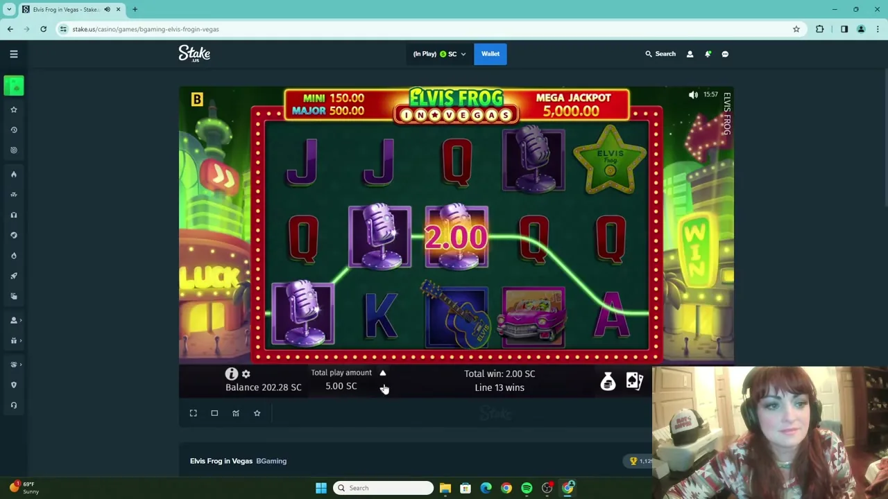Elvis Frog in Vegas — conseguir cashback