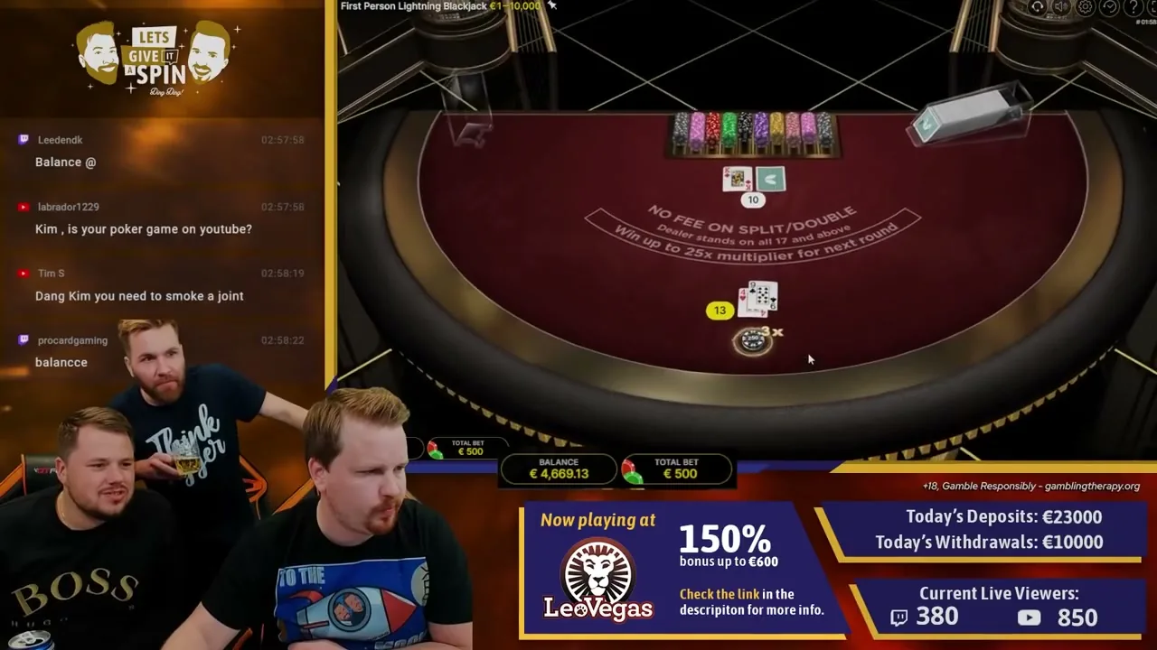 First Person Blackjack — conseguir cashback
