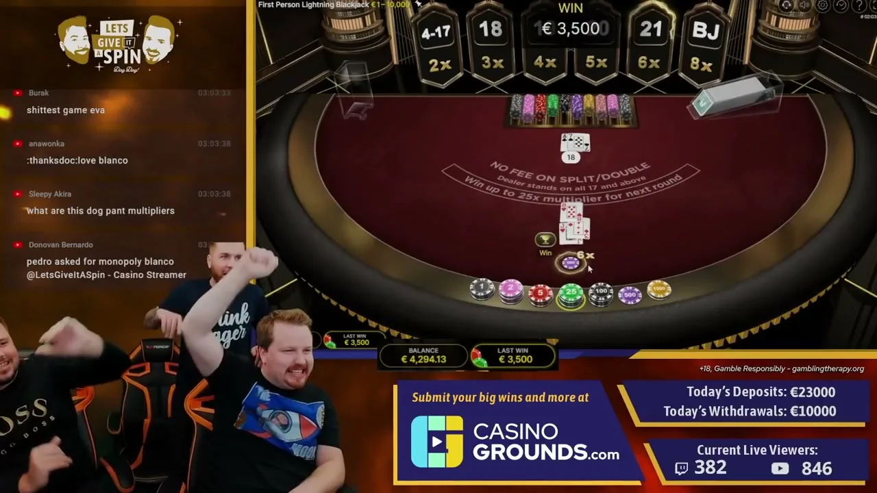 First Person Blackjack — conseguir cashback