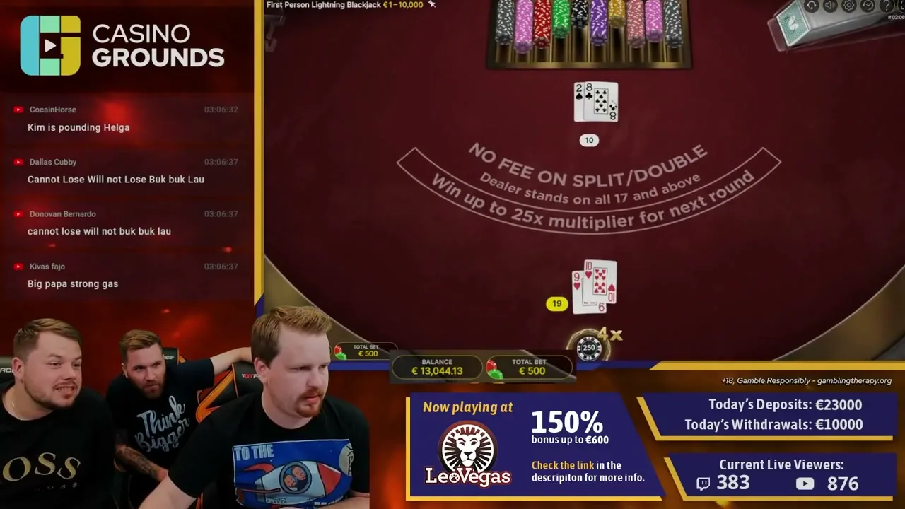 First Person Blackjack — conseguir cashback