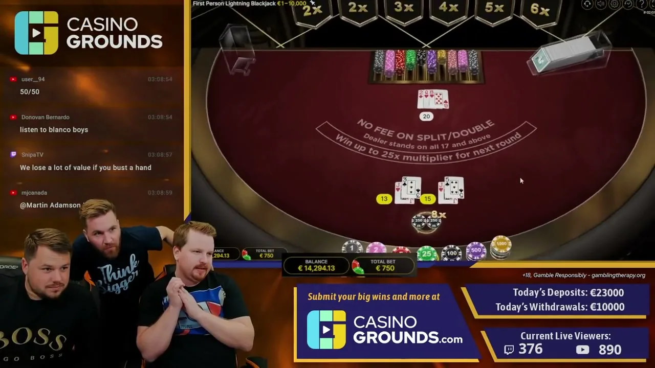 First Person Blackjack — conseguir cashback