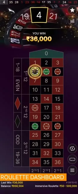 Live Roulette — conseguir cashback