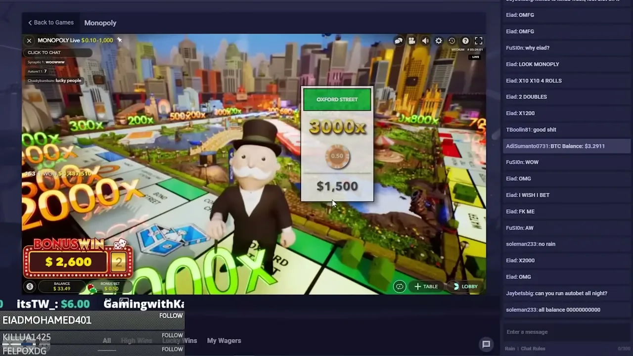 Monopoly Casino — conseguir cashback