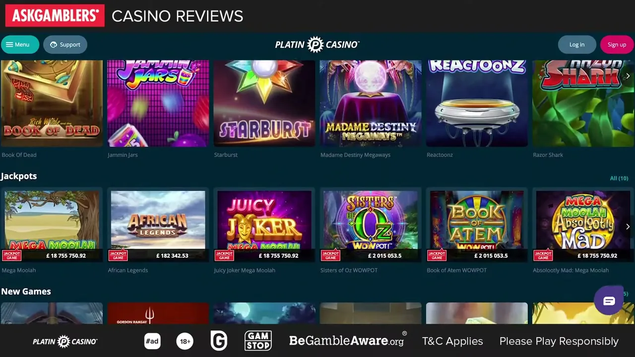 Platincasino — conseguir cashback