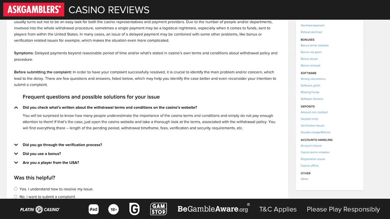 Platincasino — conseguir cashback