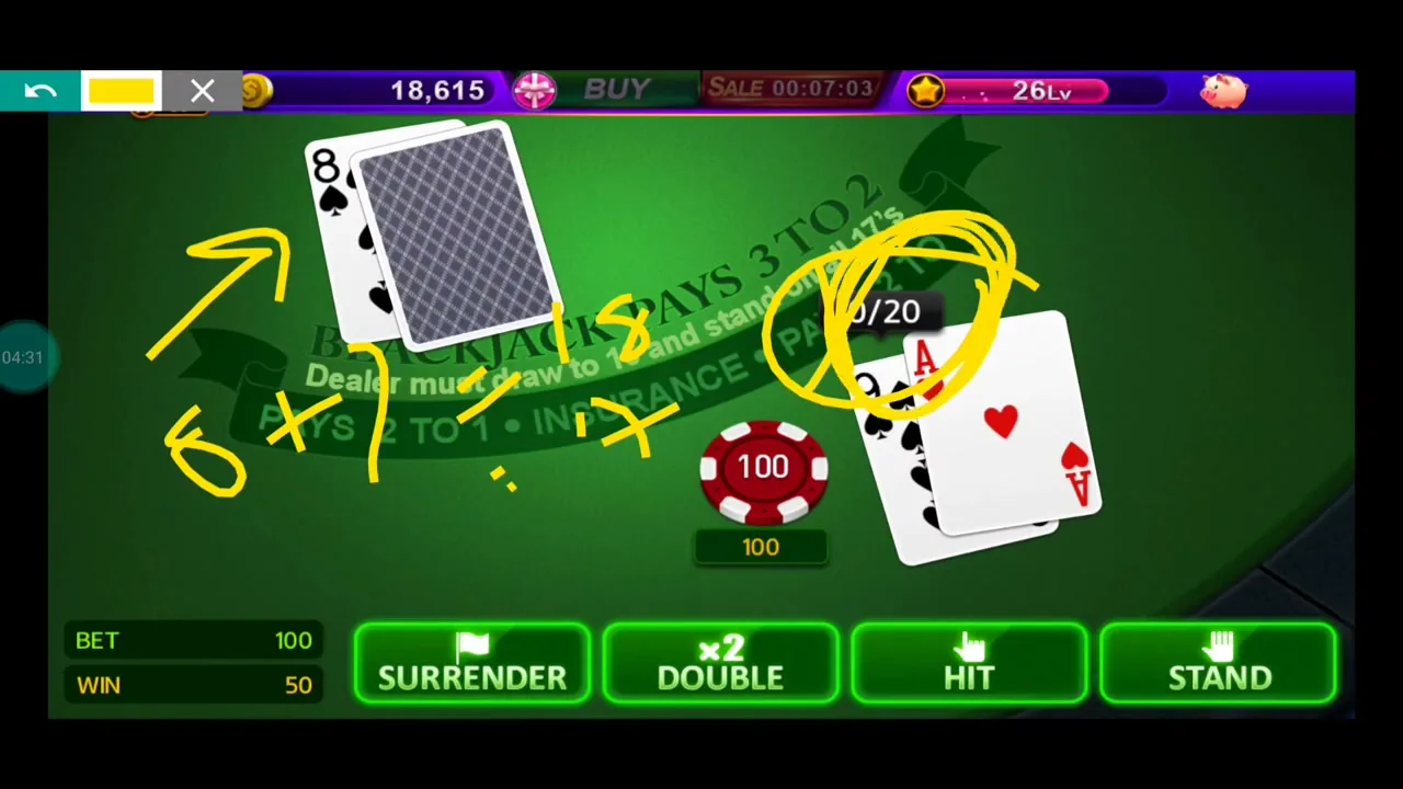 Surrender Multihand Blackjack — conseguir cashback