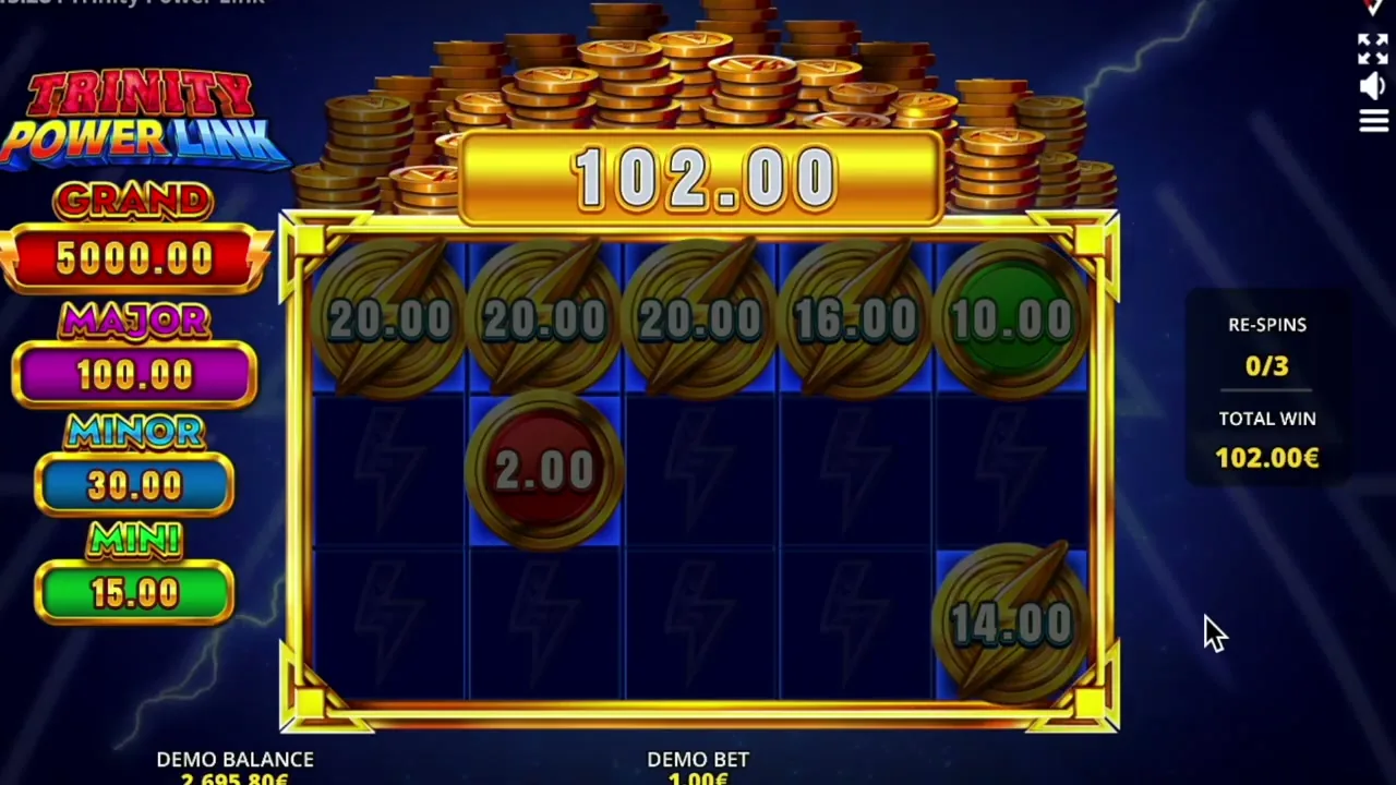 Trinity Gold Link: Running Wins — conseguir cashback